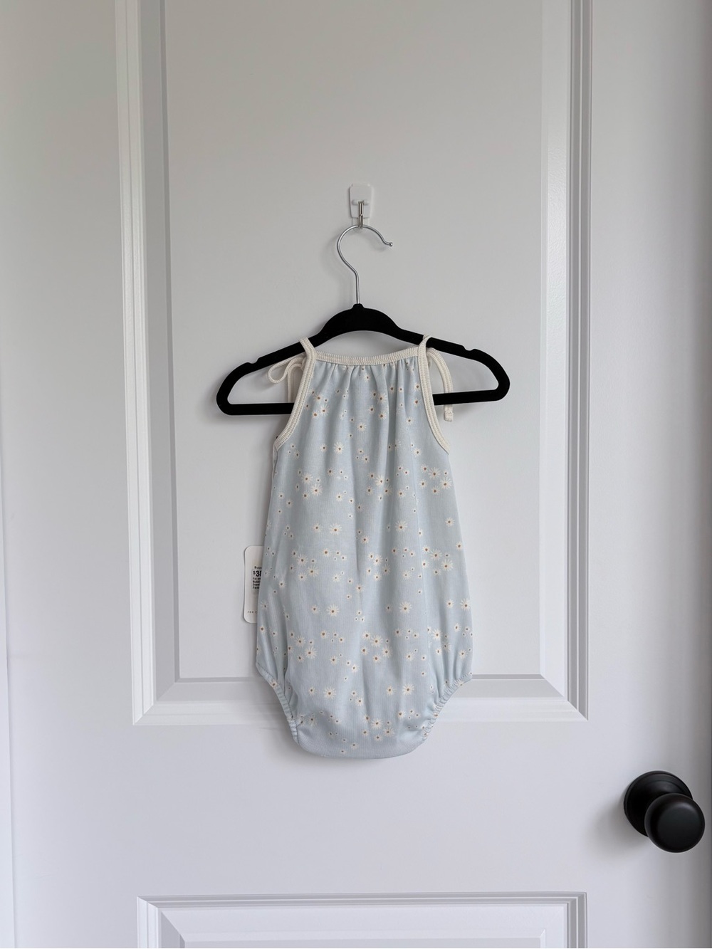 🌻Fin & Vince Daisy Fields Organic Cotton Bubble Tie Onesie NWT - Picture 2 of 7